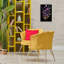Plaque murale dimensionnelle fleurs mauves, design par Heidi Kuntz-1156417058