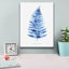 «Indigo Botanical 8» par Jean Plout, art mural sur toile-274953521