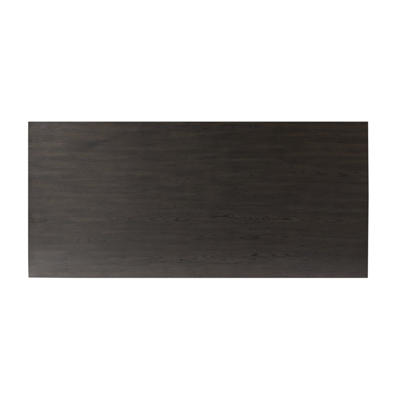 Huxley Dining Table 84"-Smoked Black, Smoked Black Veneer, 30" H x 84" D x 84" W