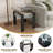 3 - Piece Living Room Table Set With Glass Top And Solid Metal Legs (set Of 3)-102834506
