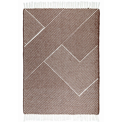 Brooklyn Loom Diagonal Chenille Stripe 50x70 Throw