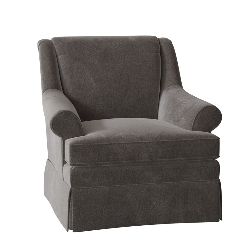 Eliana Armchair, Tweetie 45 Gray Performance Velvet, Yes