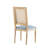 Christopher Knight Home 20" W x 22.5" D x 39.5" H Solid Wood Upholstered Set of 2 Dining Chairs-983646895