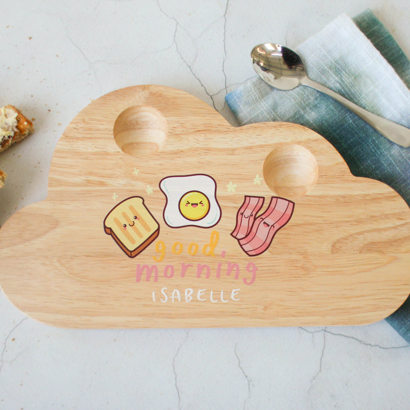 East Urban Home Jony Wood Egg Cup, Yes