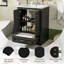 Meuble-lavabo 24 po avec lavabo en céramique, armoire de rangement autoportante moderne avec poignées argentées, portes à fermeture douce-368163676