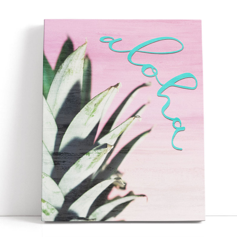 Aloha - reproduction d'art sur toile, H 30 po x l 24 po