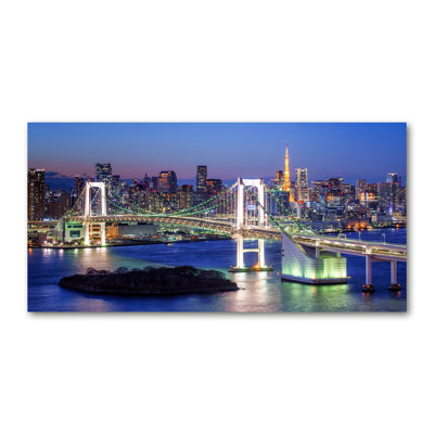 Bridge in Tokyo 1 Piece Wrapped Canvas Wall Art