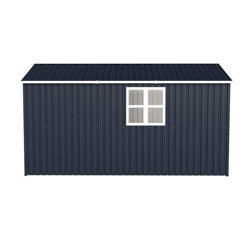 Secure Storage Sheds, 8x12 Ft Metal Steel Modern Backyard Garden Use
