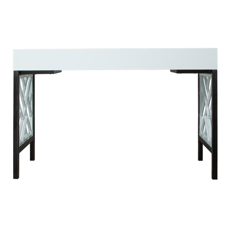 Chippendale Writing Desk, Light Blue