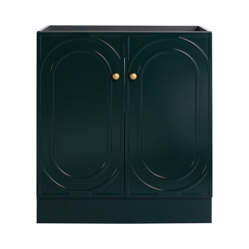 Gretel Freestanding Bathroom Vanity, Green
