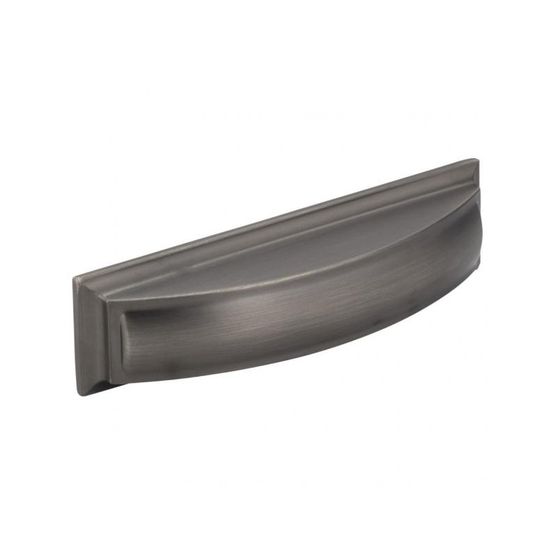 Annadale Cup/Bin Pull, 3 3/4", Brushed Pewter