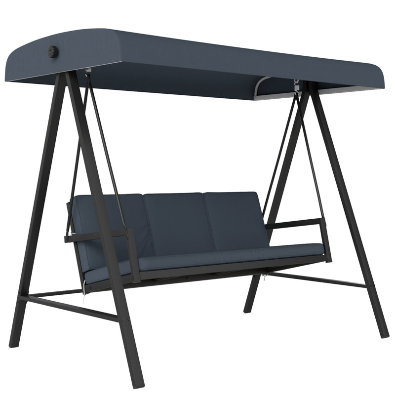 3 Person Porch Swing with Canopy
