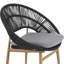 Ensemble de 2 chaises de salle à manger en osier Cyril-1786802809