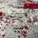 Tapis abstrait rouge