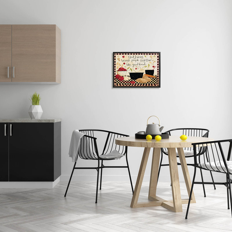 La bonne nourriture rassemble les gens ensemble, art de la giclée par Dan Dipaolo, H 16 po x l 20 po x P 1,5 po