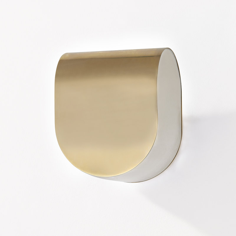 Briarwood 1 Light Wall Sconce, Aged Brass