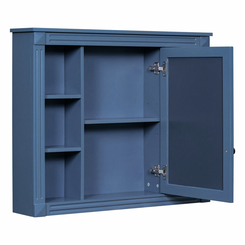 Rangement pour salle de bain Azmina, Bleu