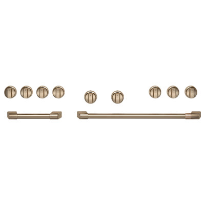 Café Handle & Knob Set For Pro Range And Rangetop