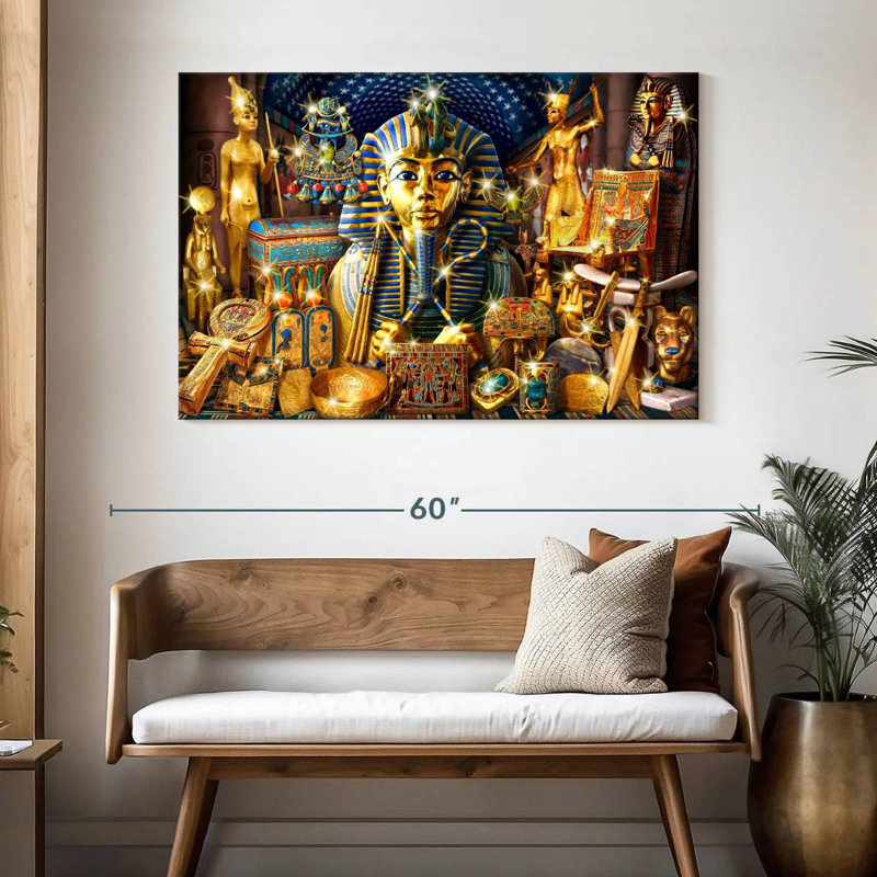 Keiri Treasures Of Egypt, 32" H x 48" W