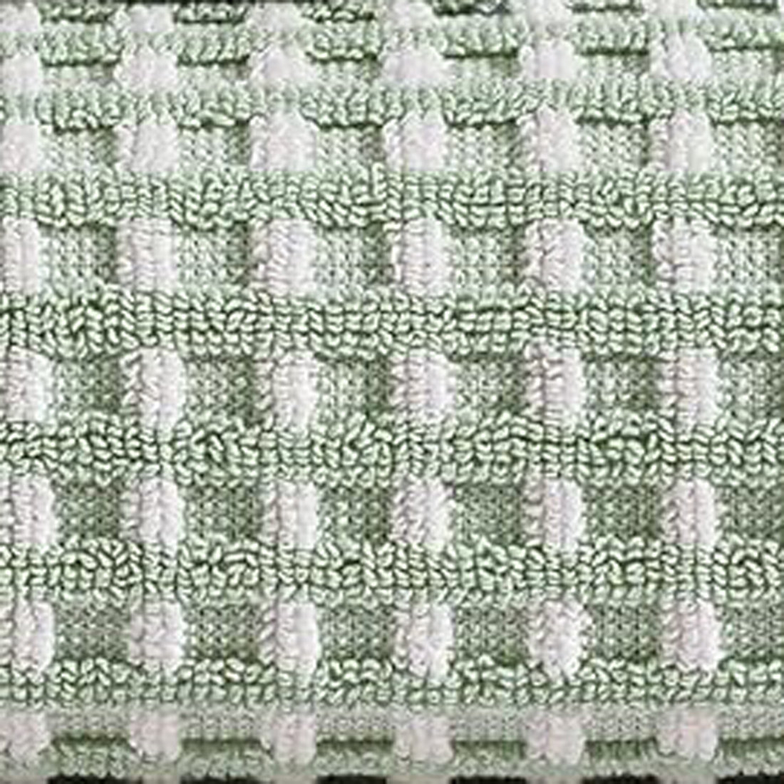 Drucilla 6-Piece Jacquard Cotton Towel Set, Mineral Green