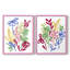 «Bold Brushstroke Blooms I», reproduction encadrée de qualité supérieure - prête à être accrochée - aucun clou requis - aucun clou requis-1618443699-1618443697