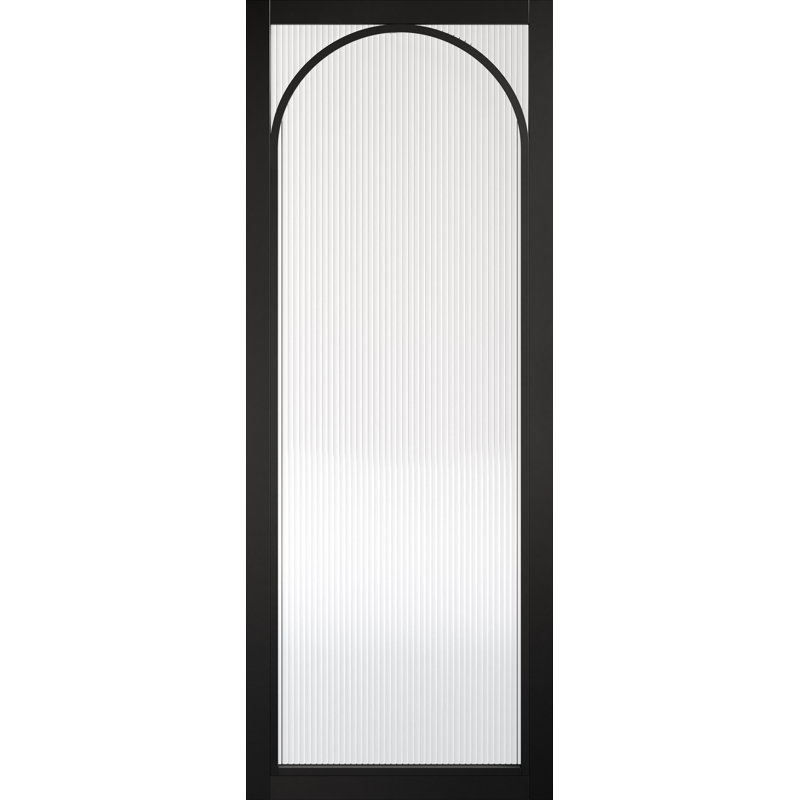 Melrose Reeded Glazed Internal Door, Brown, 68.6cm x 198.1cm