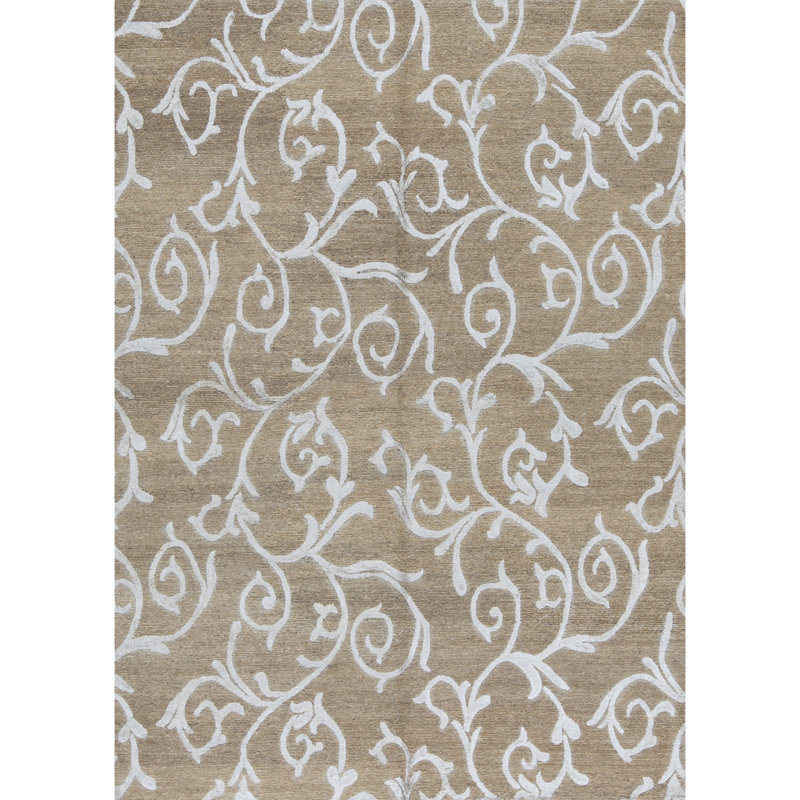 Jute / Sisal Floral Area Rug