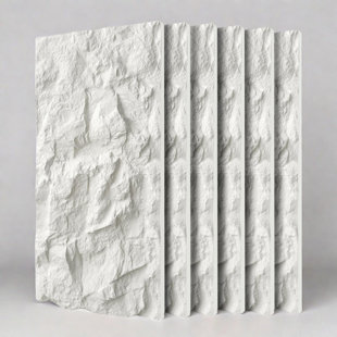 Panneaux muraux 3D, décoration intérieure légère et imperméable, texture, 47,24 po x 23,62 po
