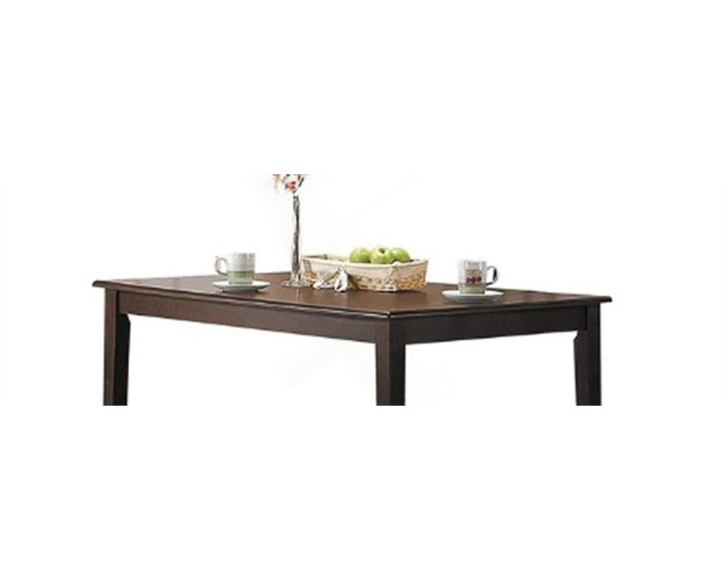 Cardiff Espresso Finish Dining Table
