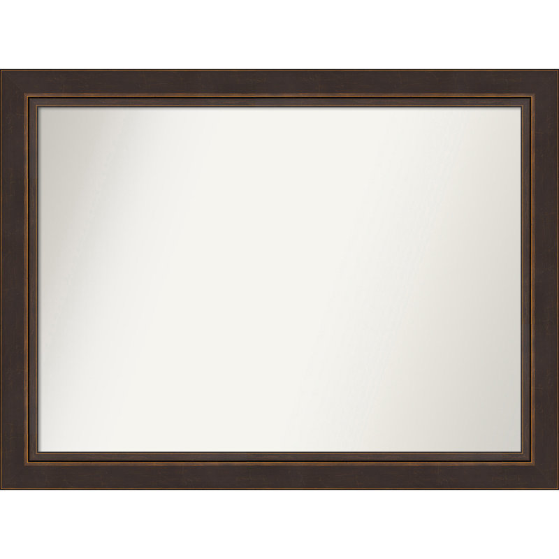Ramsses Solid Wood Wall Mirror, 27.5" x 36.5", Rectangle