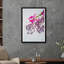 Bougainvillea Stucco I Print by Tim Klein