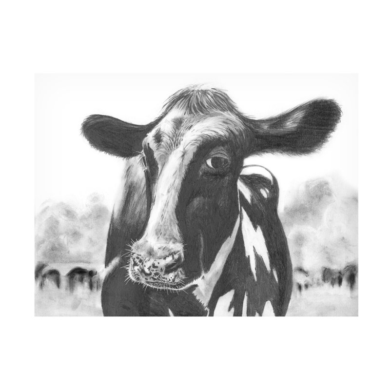 " Holstein Perspective I ", 35" H x 35" W