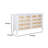 10-Drawer Dresser Cabinet White