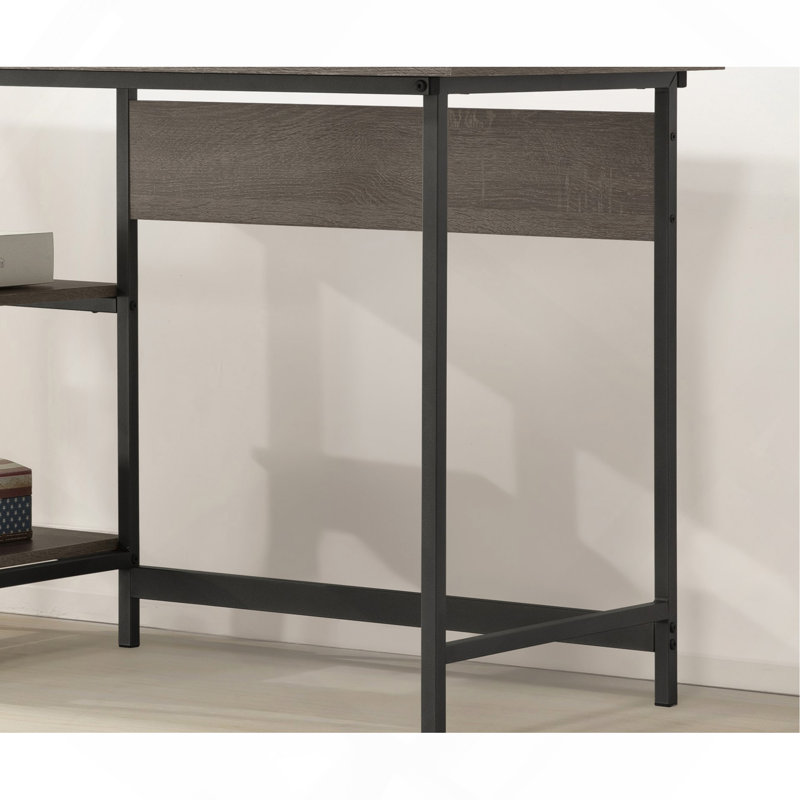 Bureau gris patiné