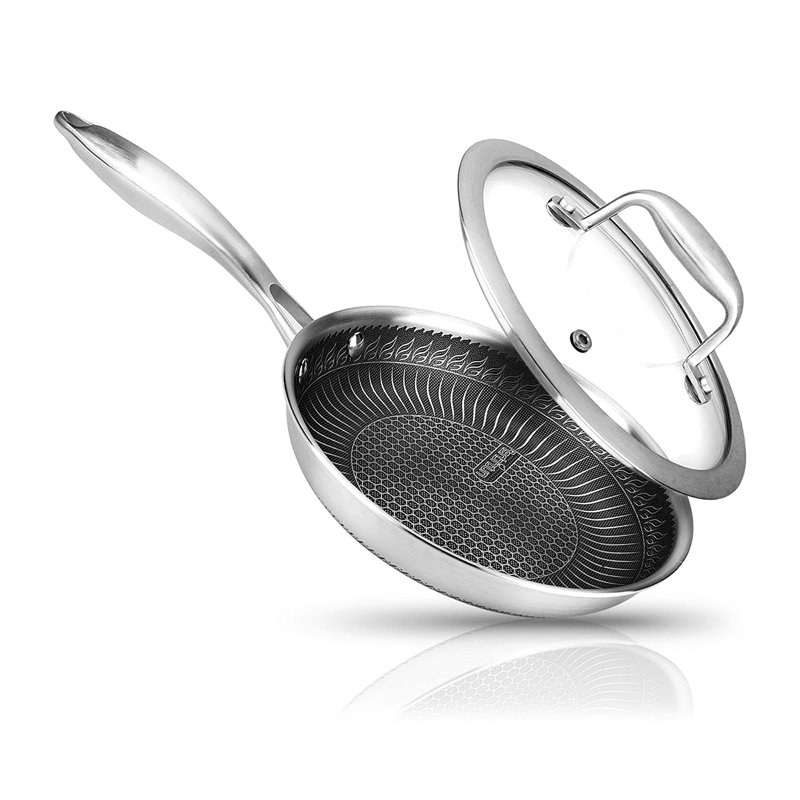 8 - Piece Non-Stick Stainless Steel Cookware Set