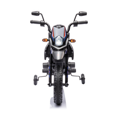 Moto électrique Aprilia 12 V monoplace pour enfants