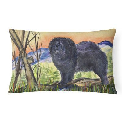 Coussin décoratif intérieur/extérieur moderne chow chow
