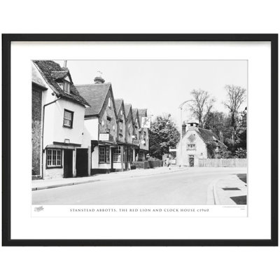 Stanstead Abbotts, The Red Lion And Clock House C1960 by Francis Frith - Single Picture Frame Print