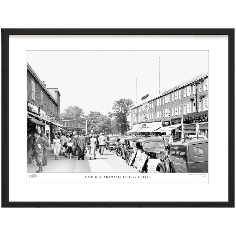 Morden, Abbotsbury Road C1955 by Francis Frith - Single Picture Frame Print, 28cm H x 36cm W x 2.3cm D