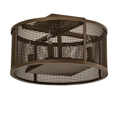 Cilindro Rame 4 - Light Flush Mount