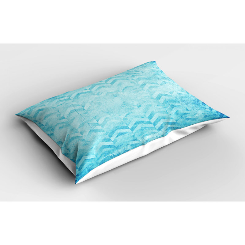 Polyester Chevron Sham Set, Queen