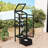 Mini Wood Greenhouse with Adjustable Shelves, Movable Storage Box and Openable Roof-114510574