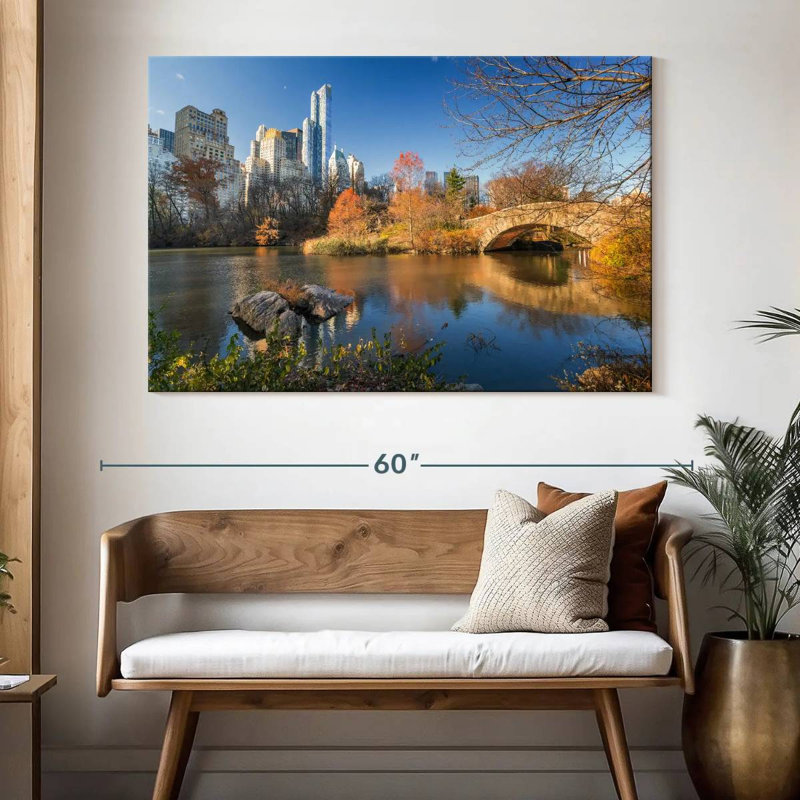 Nicci NYC Central Park Pond, H 34 po x l 51 po