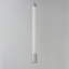Luminaire suspendu cylindrique à 1 lumière DEL en chrome poli Dejoun-79267557