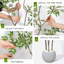 Nandina artificiel 5 pi avec jardinière sphérique, plante d'intérieur artificielle avec mousse et galets