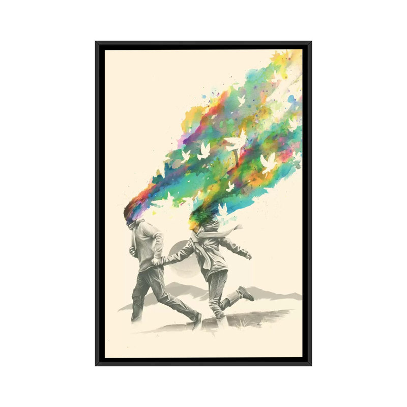 "Emanate" par Nicebleed, impression sur toile, Toile encadrée noire, Pas de tapis, H 60 po x l 40 po x P 1,5 po