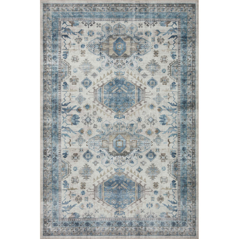 Jujhar Oriental Indoor Rug, Rectangle 5' x 7'6"