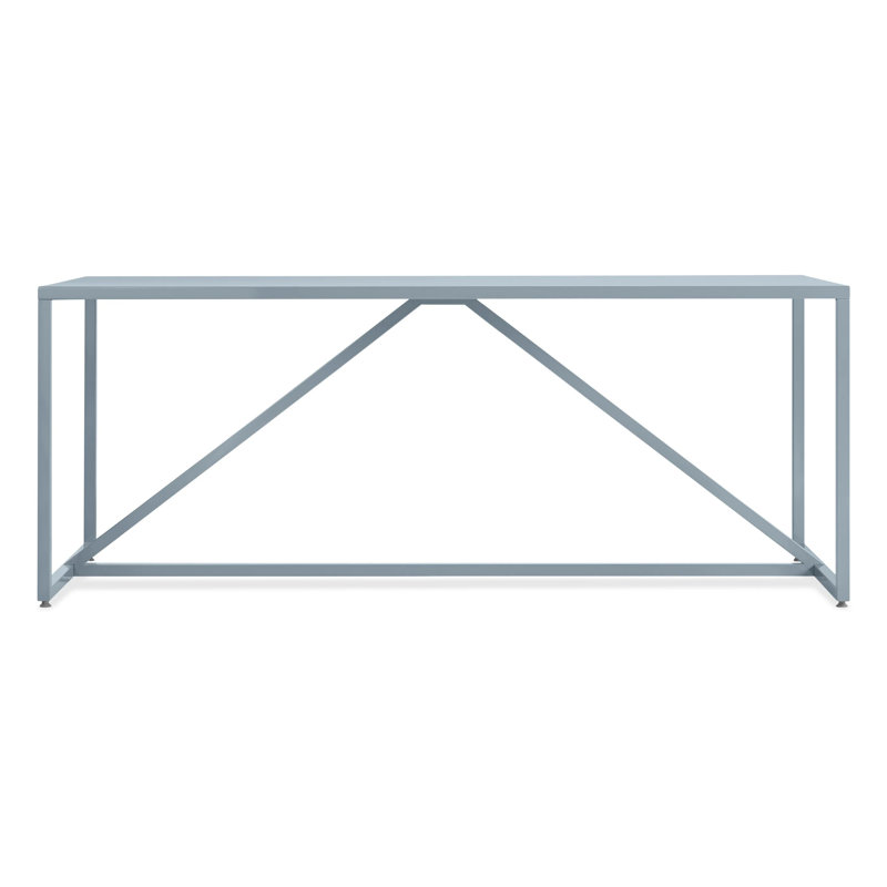 Table Strut, L 35 po x L 75 po, Standard (hauteur de 29 po), Bleu gris