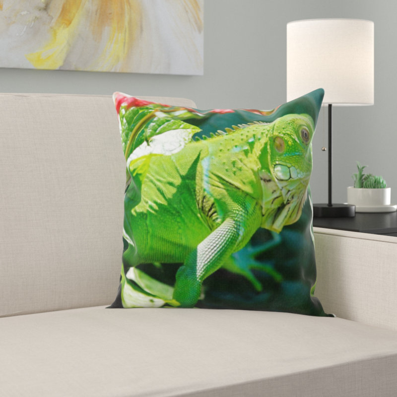 Coussin iguane