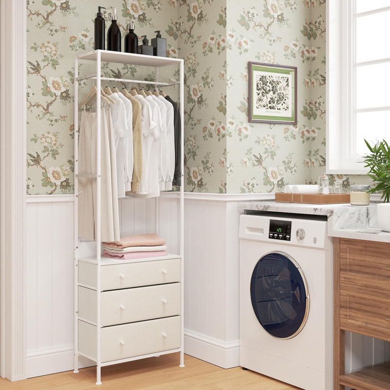 55cm Clothing Rack, Beige